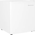 West Bend Mini Fridge Compact Refrigerator for Home Office or Dorm, Auto Defrost with Reversible Door, Energy Star Rated, 1.6-Cu.Ft., White
