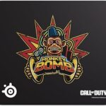 SteelSeries QcK Gaming Mouse Pad — Call of Duty® Monkey Bomb Edition — Limited — Free in-Game Item — Non-Slip Rubber Base — Peak Tracking and Stability — Optimized for Gaming Sensors