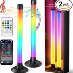 Ledagic Led Light Bar with Music Sync, Color Changing TV Backlight App & Remote Control, IC+RGB & W Smart RGB Light Bar, USB Powered Led Lights for TV, PC Room Monitor Backlight Gaming Accessories
