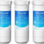 Waterdrop XWF Refrigerator Water Filter, Replacement for GE® WR17X30702, NSF 42 & 372 Certified, Compatible with GNE27, GFE26, GDE25, GSS25, PSE25 Series Refrigerators, 3 Pack (Not XWFE®)