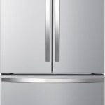 Kenmore 36" French Door Refrigerator with Freezer - Accela Chill, Adjustable Shelving, Humidity Controlled Crispers, ENERGY STAR Certified, 20.3 cu. ft. Capacity, Fingerprint Resistant Stainless Steel