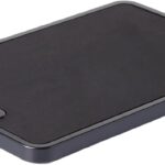 Nifty Medium Appliance Rolling Tray – Black, Home Kitchen Counter Organizer, Integrated Rolling System, Non-Slip Pad Top for Coffee Maker, Stand Mixer, Blender, Toaster