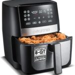 Gourmia 8 Qt Digital Air Fryer GAF826 – XL Capacity with 12 One-Touch Presets, Nonstick Dishwasher Safe Basket, Oil-Free Cooking, ETL-Certified, Sleek Black Finish
