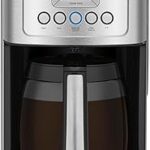 Cuisinart 14-Cup Coffee Maker, Programmable PerfecTemp Glass Carafe Coffee Machine with 1-4 Cup Setting, Brew Strength Control and Pause, Stainless Steel, DCC-3200NAS