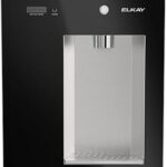 Elkay Liv EZ LBWDM0BKBC Built-in Filtered Wall-Mount Water Dispenser – Battery Powered, NSF Certified, Push Button, Reduces Lead & PFAS, Midnight Black, Non-Refrigerated – Ideal for Home