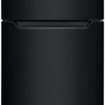 Frigidaire 11.6 Cu. Ft. Compact ADA Top Freezer Refrigerator in Black with Electronic Control Panel, Reversible Door Swing, ENERGY STAR
