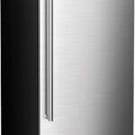 Antarctic Star 15 Inch Undercounter Beverage Refrigerator, 135 Can Built-in or Freestanding Compact Beverage Cooler with Stainless Steel Door, Outdoor Refrigerator for Patio Home Kitchen