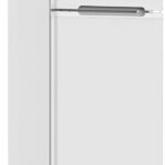 COWSAR 4.5 Cu.Ft Mini Fridge With Freezer, 2-Door Compact Dorm Refrigerator With 2 Removable Shelves, 3 Level Adjustable Thermostat, Commercial Office Fridge for Bedroom, Kitchen, Apartment, White