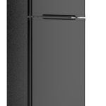 4.5 Cu.Ft Dorm Fridge With Freezer, 2-Door Compact Refrigerator With 2 Removable Shelves, 3 Level Adjustable Thermostat, Commercial Office Fridge for Bedroom, Kitchen, Apartment, Dorm, Black