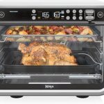 Ninja DT251 Foodi 10-in-1 Smart XL Air Fry Oven, Bake, Broil, Toast, Roast, Digital Toaster, Thermometer, True Surround Convection up to 450°F, includes 6 trays & Recipe Guide, Silver