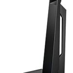 RGB Gaming Headset Stand with 2 USB Ports, Game Headphone Mount for PC, Xbox One, PS4, Switch, Earphone Holder Hanger, Great for Gaming Stations, Fancy Desk Gamer Accessories, Black