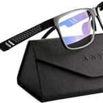 ANYLUV Blue Light Blocking Glasses Men Computer Gaming Glasses Lightweight Al-Mg Metal Anti Eyestrain Eye Protection