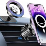 Kaistyle for Magsafe Car Mount【Strong Magnets】Magnetic Phone Holder for Car Phone Holder Mount Dash Mounted Holders Phone Holders for Your Car Accessories for Women Men for iPhone 17 Pro Max 16 15 14