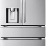 LG 29 cu. ft. SMART Standard Depth MAX French Door Refrigerator with Full Convert Drawer in PrintProof Stainless Steel LF29H8330S