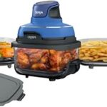Ninja CRISPi Portable Air Fryer System, Blue, TempWare Glass Containers, 1500W, All-in-One Cooking, Space-Saving Design