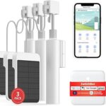 SwitchBot Smart Electric Motorized Blinds Kit - 3Pack with 2.4G WiFi Remote Control, Solar Powered, Compatible with Alexa, Google Home and Siri, Light Sensing Control, Unlimited Group Control