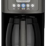 Cuisinart 14-Cup Coffee Maker, Programmable PerfecTemp Glass Carafe Coffee Machine with 1-4 Cup Setting, Brew Strength Control and Pause, Stainless Steel, DCC-3200BKSNAS, Black
