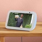 Amazon Echo Show 5 (newest model), Smart display, Designed for Alexa+, 2x the bass and clearer sound, Cloud Blue