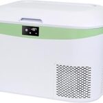 Megiu 12 Volt Refrigerator Portable Car Freezer 13.5 Quart (12.8 Liter) Compressor Cooler 12V/24V DC 110～240 Volt AC for Truck Van RV Camper SUV Boat Travel Camping Road Trips Tailgating -18℃~+15℃