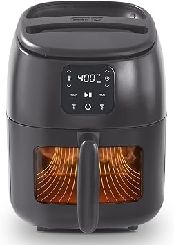 Dash 2.6QT Infrared Digital Small Air Fryer – Compact Air Fryer with Safe Ceramic Nonstick, Viewing Window, 2 Custom Presets & Auto Shake Reminder – Dishwasher Safe Parts Dash 2.6QT Infrared Digital Small Air Fryer - Compact Air Fryer with Safe Ceramic Nonstick, Viewing Window, 2 Custom Presets & Auto Shake Reminder - Dishwasher Safe Parts - Image 1