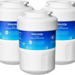 Waterdrop WD-F13 Replacement for GE® MWF®, SmartWater® MWFP, MWFINT, MWFA, GWF, HDX FMG-1, Kenmore® 9991, GSE25GSHECSS, WFC1201 Refrigerator Water Filter, 3 Pack