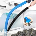 PetOde 2 Pieces Dryer Vent Cleaner Kit Compatible with Most Vacuum Cleaner, Dryer Lint Brush and Vacuum Hose Attachment with Universal Connector, Quickly Lint Remover