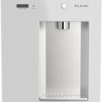 Elkay Liv EZ LBWDM0WHBC Built-in Filtered Wall-Mount Water Dispenser – Battery Powered, NSF Certified, Push Button, Reduces Lead & PFAS, Aspen White, Non-Refrigerated – Ideal for Home