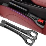 YLXGT Car Seat Gap Filler Organizer Universal for Car SUV Truck Accessories Seat Gap Plug Blocker with Storage Slot Black 2 Pack