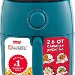 Dash Tasti-Crisp™ Air Fryer - AirCrisp® Technology - Compact Design with Adjustable Temperature Control - Nonstick Fry Basket & Auto Shut-Off Feature - 2.6 Quarts - Teal