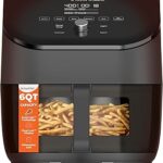 Instant Pot Vortex Plus 6QT ClearCook Air Fryer, Clear Windows, Custom Program Options, 6-in-1 Functions, Crisps, Broils, Roasts, Dehydrates, Bakes, Reheats, from the Makers of Instant Pot, Black