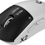 Logitech G PRO X2 SUPERSTRIKE Wireless Gaming Mouse: Customizable Rapid Trigger Magnetic Analog Switches, Adjustable Click Haptics, 61g Ultra Lightweight, USB-C, <8K Polling, for PC/Mac - Black/White