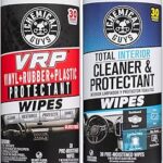Chemical Guys Canister Wipes - VRP & Total Car Interior Cleaner & Protectant, Great for Cars, Trucks, SUVs, RVs, & More (60 Ct)