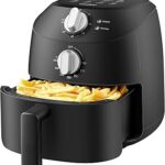 COMFEE' Compact 2.1 Quart Air Fryer with 12 Presets Menu Options, Adjustable Timer & Temperature Control 180-400 degrees F, Dishwasher-Safe Nonstick Fry Basket