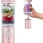 Ninja Blast Max, Portable Blender + Twist & Go, Personal Smoothie, Blend, Ice Crush, 3 Programs, Cordless, 22 oz removable Vessel, Dishwasher Safe, Leakproof, Pink, BC251PK