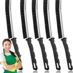 Crevice Cleaning Brush, Bathroom Gap Cleaning Brush, Hard Bristle Brush for Cleaning, Multifunctional Gap Brush, for Blind, Baseboard, Fan, Window or Sliding Door Track (5pcs)