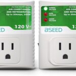 BSEED Surge Protector, Surge Protector Outlet for Refrigerator, Wall Power Voltage Protector Plug in for TV, Computer, Washing Machine, Freezer and Home Appliances, 120VAC, 20Amp, 2400Watts, 2 Pack