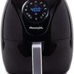 PowerXL Air Fryer 7 QT Maxx Classic, Extra Hot Air Fry, Cook, Crisp, Broil, Roast, Bake, High Gloss Finish, Nonstick, Black