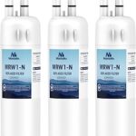 MARRIOTTO EDR1RXD1 Refrigerator Water Filter Compatible with Whirlpool W10295370A, WHR1RXD1, KAD1RXD1, Filter 1, W10295370, P4RFWB, P8RFWB2L, 46-9930, 46-9081 Refrigerator Water Filter, Pack of 3