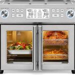 Emeril Lagasse Dual Zone 360 Air Fryer Oven Combo with French Door, 25 QT Extra Large, Cook Two Foods in Different Ways, Up to 60% Faster from Frozen to Finish